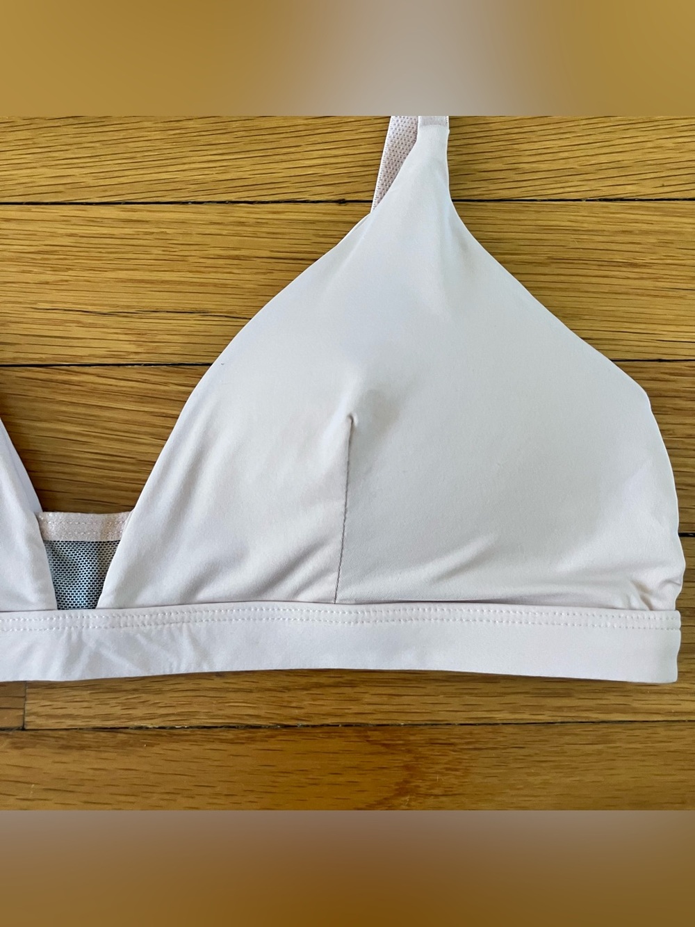 Pepper Ecru Cream Soft Comfortable Smooth Limitless Wirefree Scoop Bra Large - Picture 5 of 10